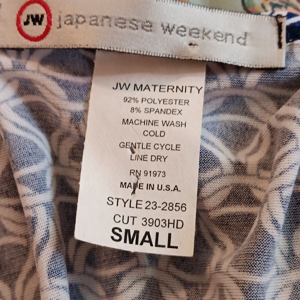 Japanese Weekend Maternity True Wrap Dress - Picture 12 of 12